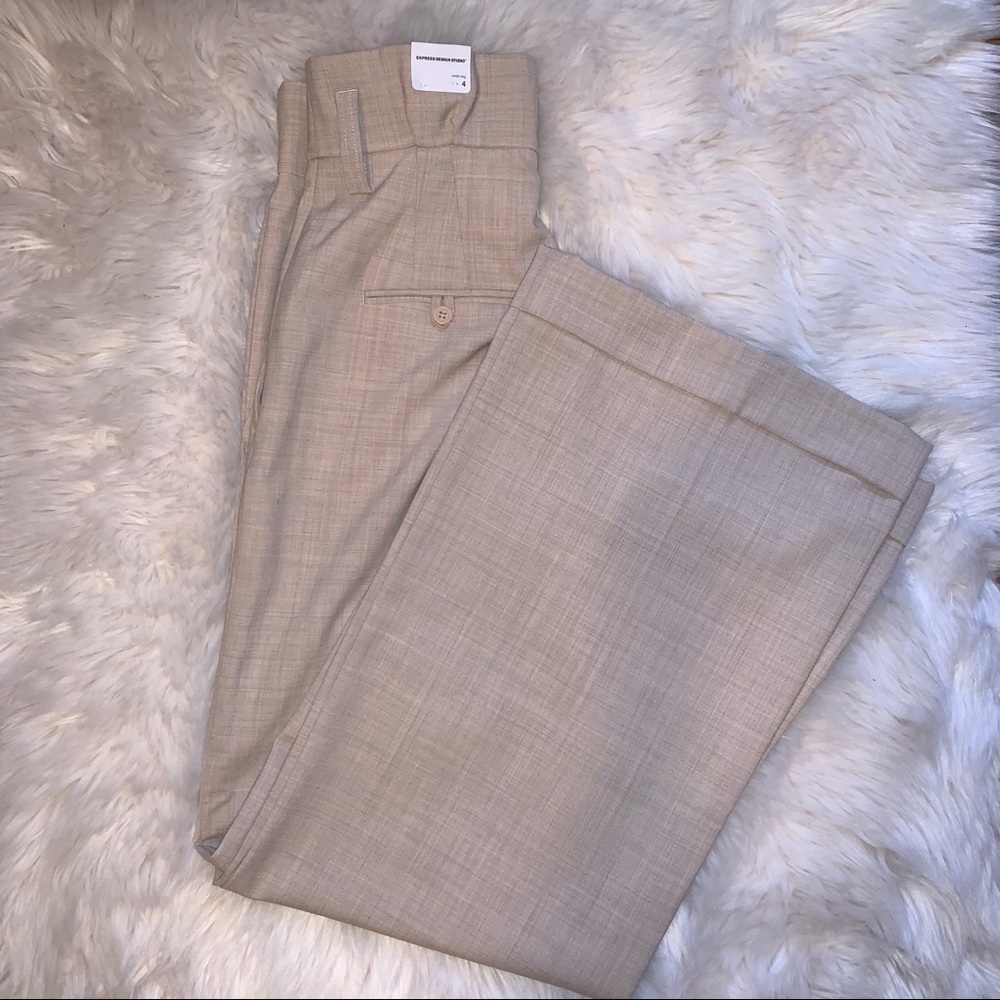 High waisted wide leg Express pants.